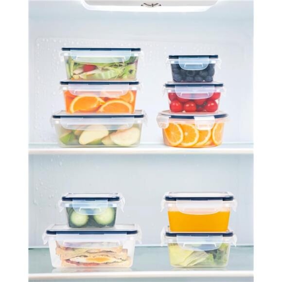 32 Piece Food Storage Container with Lids (16 Containers + 16 Lids) - Plastic - Picture 6 of 7